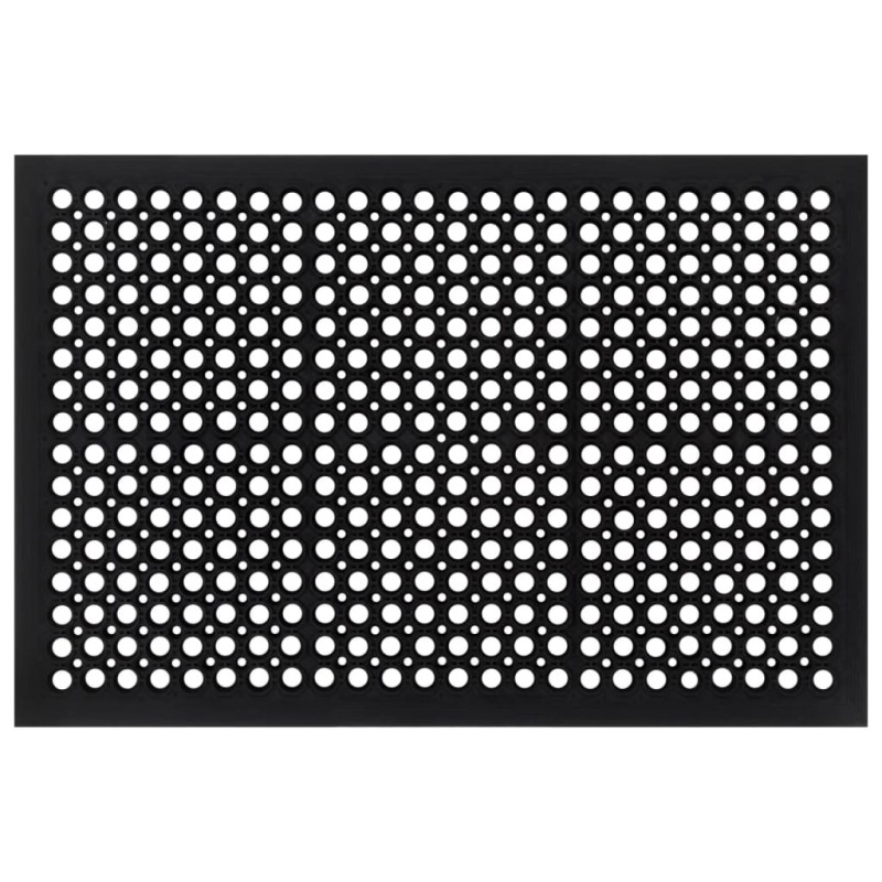 Paillasson rectangulaire 60x90 cm caoutchouc 551285551285