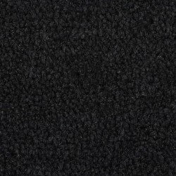 Tapis de porte noir demi-rond 50x80 cm fibre de coco touffeté 551296551296