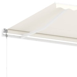 Auvent automatique sur pied 300x250 cm Crème 551304551304