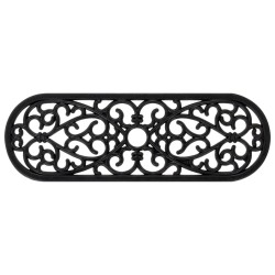 Marches d'escalier 10 pcs 25x75 cm caoutchouc 551326551326
