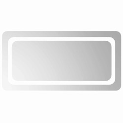 Miroir de salle de bain à LED 80x40 cm 551330551330
