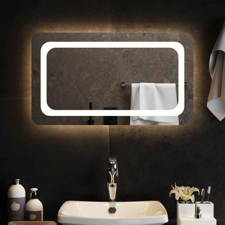Miroir de salle de bain à LED 70x40 cm 551332551332
