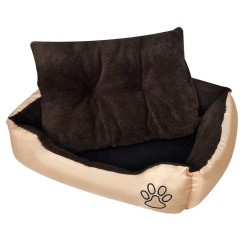 Lit pour chiens Beige et marron XXL 551335551335