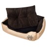 Lit pour chiens Beige et marron XXL 551335551335