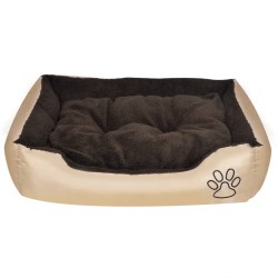 Lit pour chiens Beige et marron XXL 551335551335