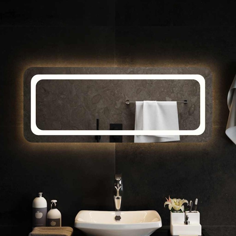 Miroir de salle de bain à LED 100x40 cm 551336551336
