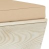 Salon de jardin palette 5 pcs avec coussins bois d'épicéa 551342551342