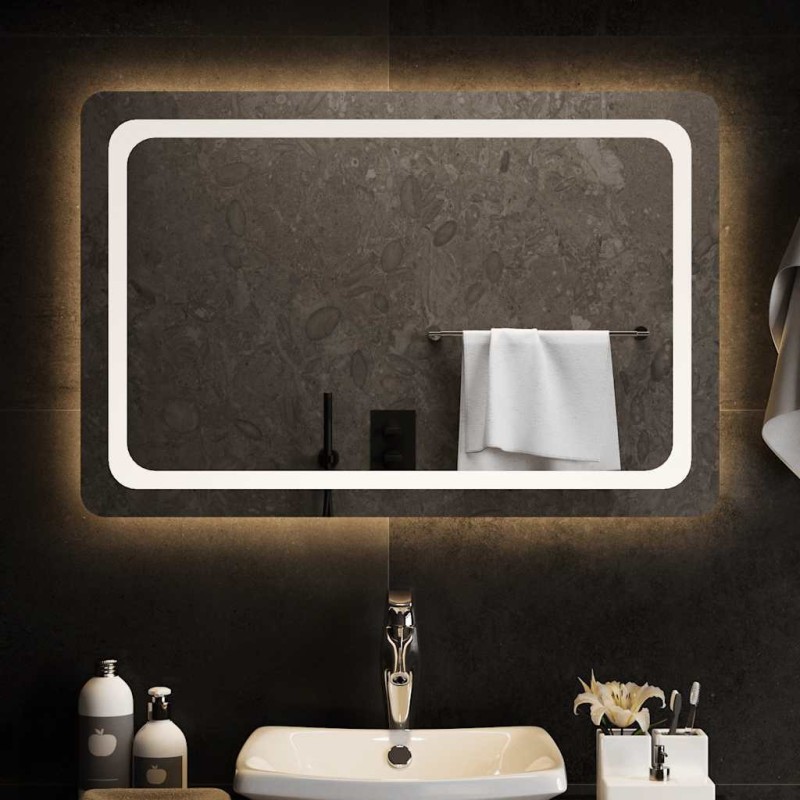 Miroir de salle de bain à LED 90x60 cm 551347551347