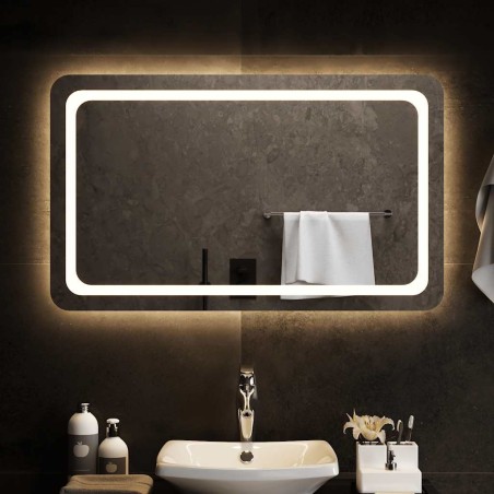Miroir de salle de bain à LED 100x60 cm 551353551353