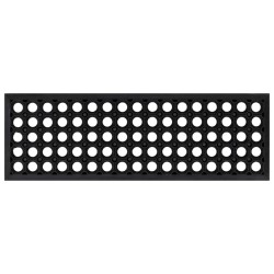 Marches d'escalier 5 pcs 25x75 cm caoutchouc 551357551357