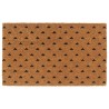 Tapis de porte naturel 45x75 cm fibre de coco touffeté 551364551364
