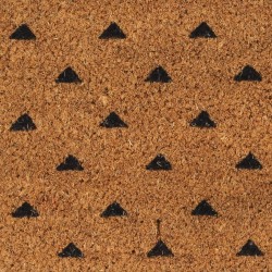 Tapis de porte naturel 45x75 cm fibre de coco touffeté 551364551364