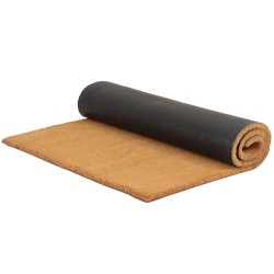 Tapis de porte naturel 100x200 cm fibre de coco touffeté 551365551365