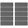 Marches d'escalier 10 pcs 25x75 cm caoutchouc 551370551370