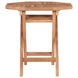 Table pliable de jardin 45x45x45 cm Bois de teck solide 551388551388