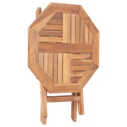 Table pliable de jardin 45x45x45 cm Bois de teck solide 551388551388
