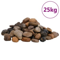 Galets polis 25 kg multicolores 2-5 cm 551389551389