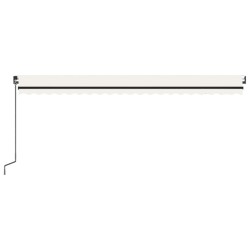 Auvent manuel rétractable 500x300 cm Crème 551415551415