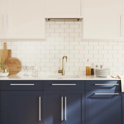 Poignées d'armoire 5 pcs argenté 320 mm acier inoxydable 551420551420