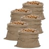 Sacs en jute 5 pcs 100x110 cm 100 % jute 340 g/m² 551442551442