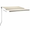 Auvent automatique sur pied 300x250 cm Crème 551460551460