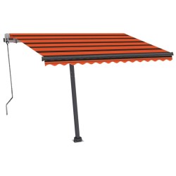 Auvent automatique sur pied 300x250 cm Orange/marron 551463551463