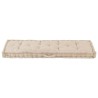 Coussin de plancher de palette Coton 120x40x7 cm Beige 551464551464