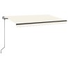 Auvent rétractable automatique 400x350 cm Crème 551481551481