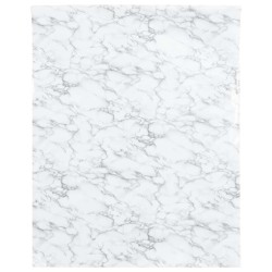 Autocollant auto-adhésif pour meuble blanc marbré 90x500 cm PVC 551491551491