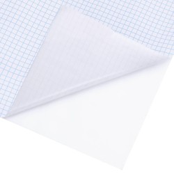 Autocollant auto-adhésif pour meuble blanc marbré 90x500 cm PVC 551491551491