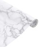 Autocollant auto-adhésif pour meuble blanc marbré 90x500 cm PVC 551491551491