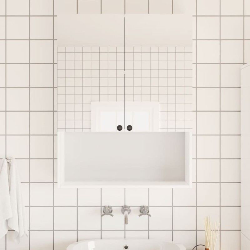 Films de miroir 2 pcs auto-adhésive 90x200 cm PET 551495551495