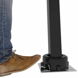 Auvent manuel rétractable avec LED 350x250 cm Anthracite 551498551498