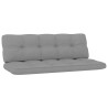 Banc de jardin avec coussins gris 179 cm Pin imprégné 551514551514