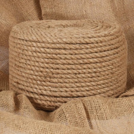 Corde de jute 50 m de long 10 mm d'épaisseur 551524551524