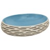 Vasque à poser multicolore ovale 59x40x15 cm céramique 551539551539
