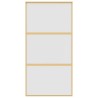 Porte coulissante doré 102,5x205 cm verre ESG dépoli aluminium 551541551541