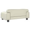 Lit pour chien crème 70x45x30 cm similicuir 551575551575