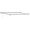Cadre d'auvent avec Anthracite 4,5 x 2,5 m Aluminium 551603551603