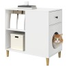 Maison pour chat Blanc Brillant 72 x 42.5 x 70 cm 551610551610