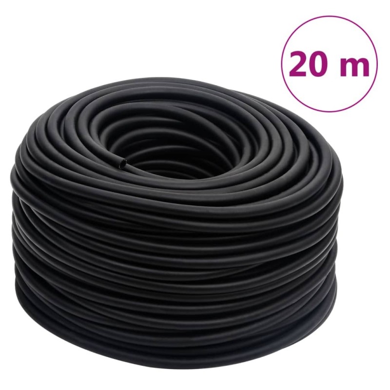 Tuyau d'air hybride noir 0,6" 20 m caoutchouc et PVC 551624551624