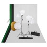 Kit de studio photo avec lampes toile de fond et réflecteur  551647551647