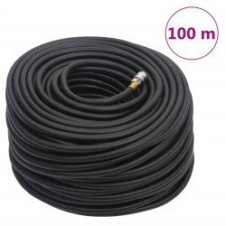 Tuyau d'air hybride noir 0,6" 100 m caoutchouc et PVC 551649551649