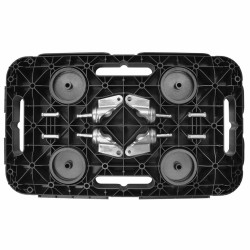 Chariot de transport noir polypropylène 300 kg 551650551650