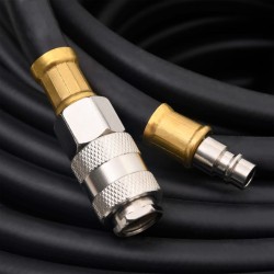 Tuyau d'air hybride noir 0,6" 50 m caoutchouc et PVC 551667551667