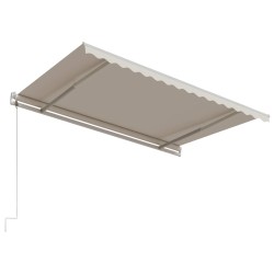Auvent rétractable automatique 450x300 cm Crème 551713551713