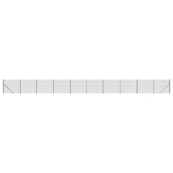 Clôture en treillis métallique avec bride vert 1,6x25 m 551734551734