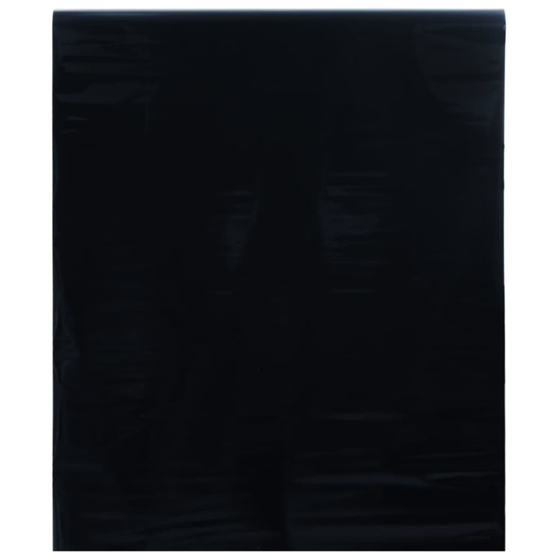Film de fenêtre statique dépoli noir 90x2000 cm PVC 551749551749