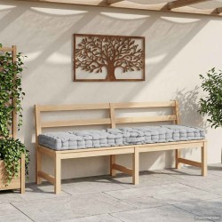 Coussin de plancher de palette Coton 120x40x7 cm Gris 551806551806