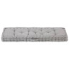 Coussin de plancher de palette Coton 120x40x7 cm Gris 551806551806